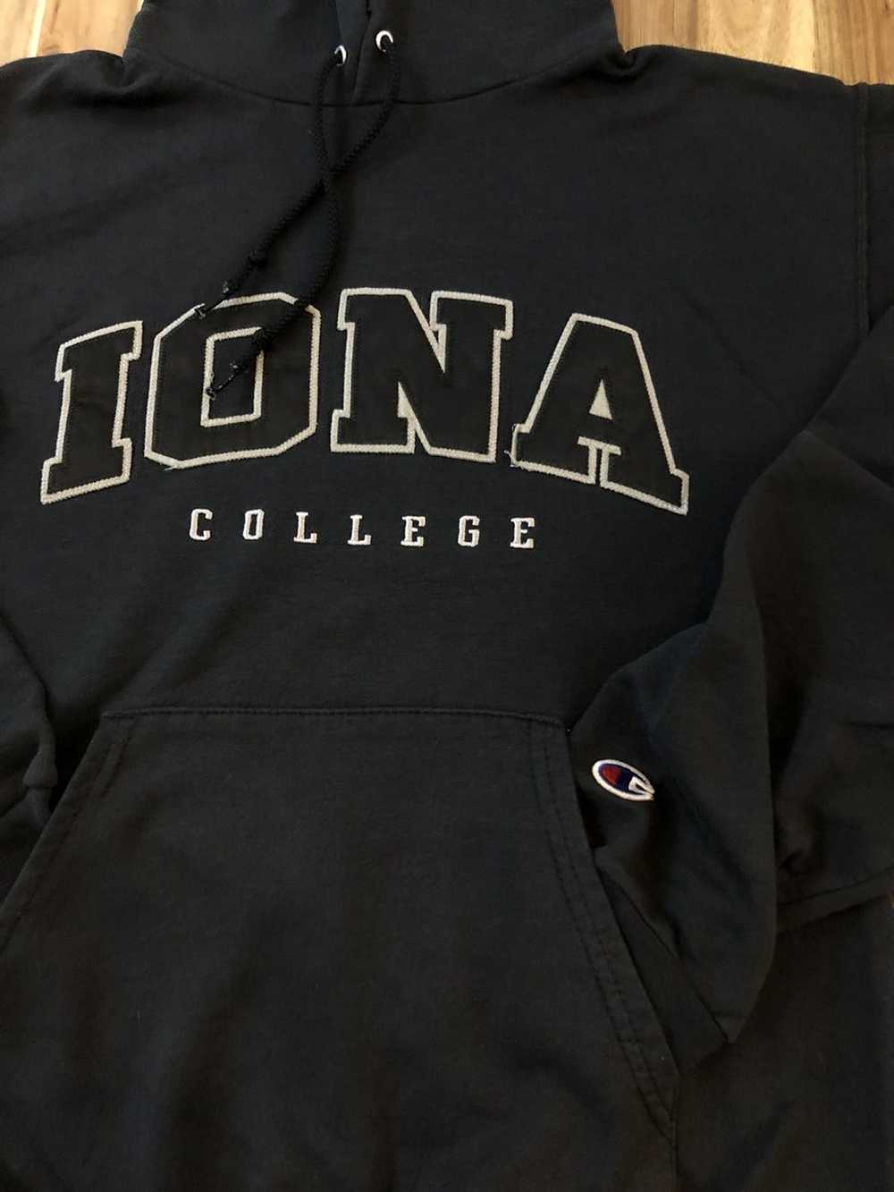 Champion × Vintage Iona College Champion Hoodies - image 3