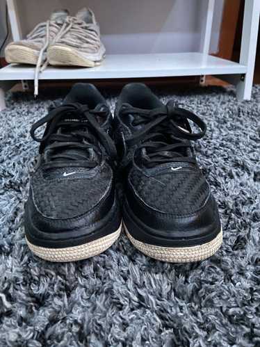 Nike Air Force 1 black mesh 6.5Y rare