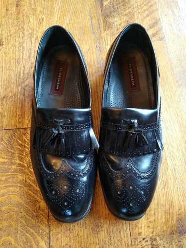 Florsheim 100% Leather Tasseled Wingtip Slipon Sho