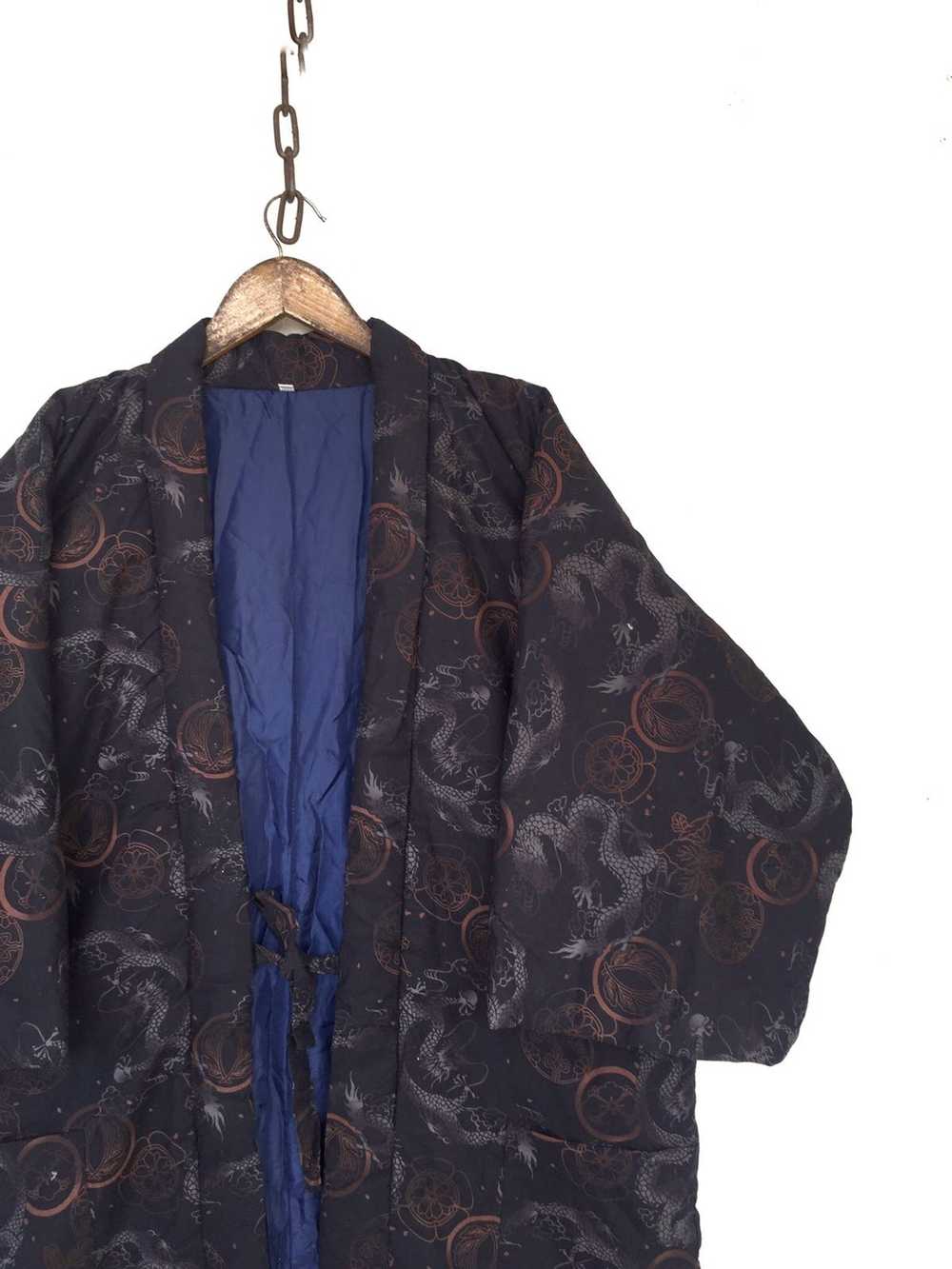 Kimono Japan Dragon × Vintage Vintage Kimono Drag… - image 3