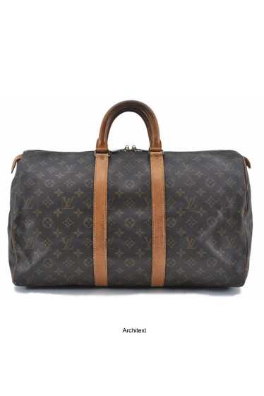 LOUIS VUITTON Monogram Giant By The Pool Keepall Bandouliere 45 Brume  1287454