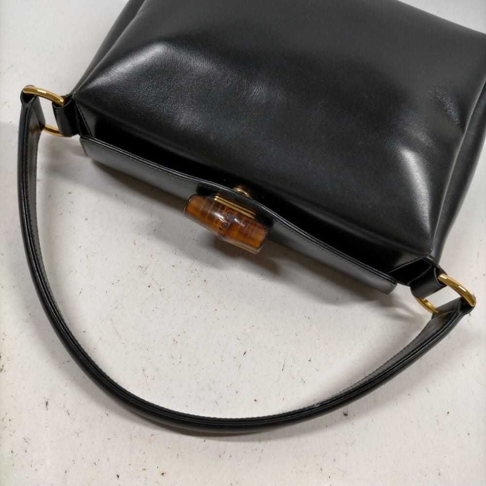 Gucci Bamboo Top Handle leather handbag - image 4