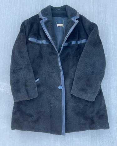 Helmut Lang × Vintage 1950’s Fur/Leather Coat - image 1