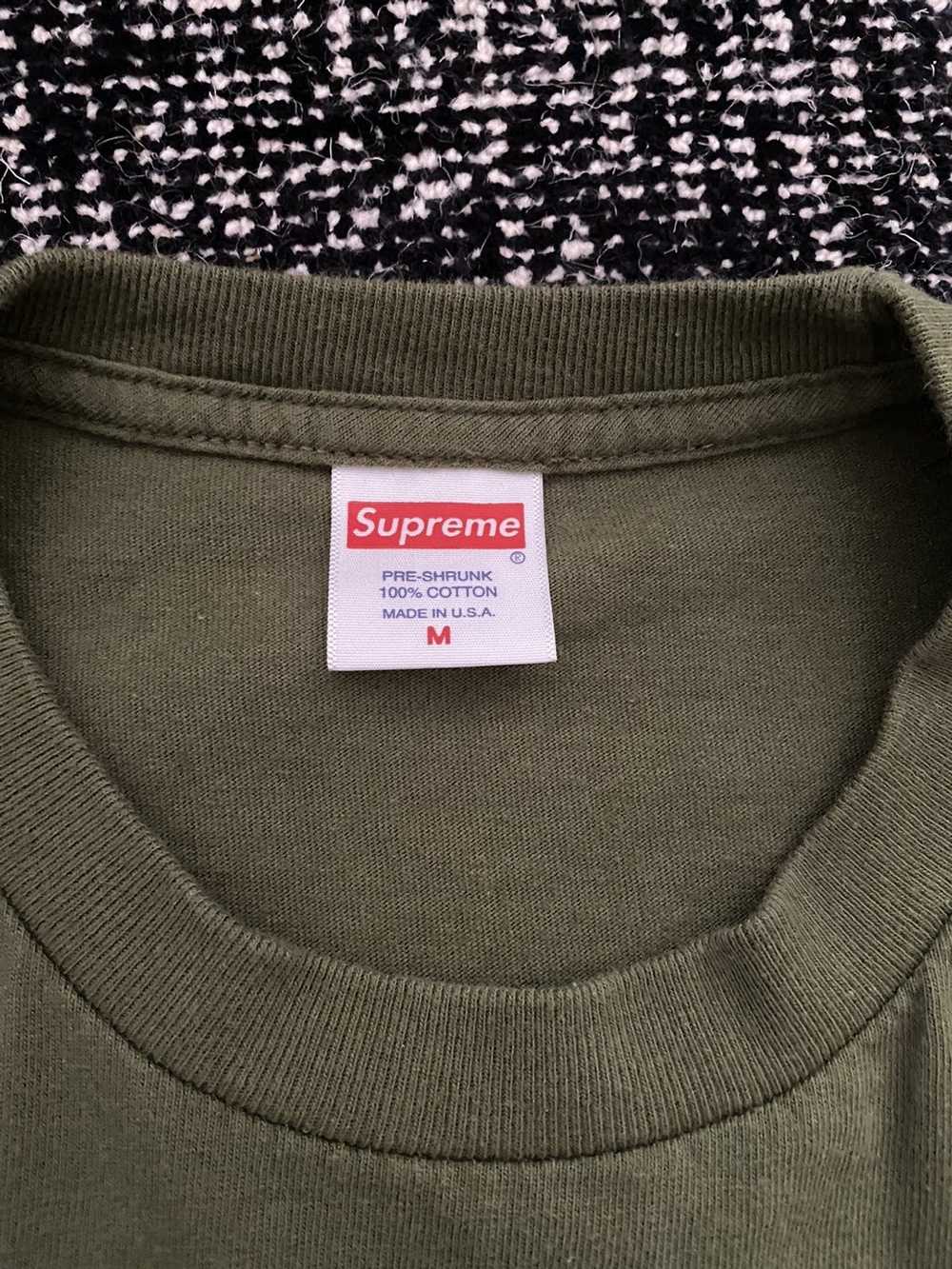 Supreme Supreme Cat in the Hat Olive Tee M - image 3