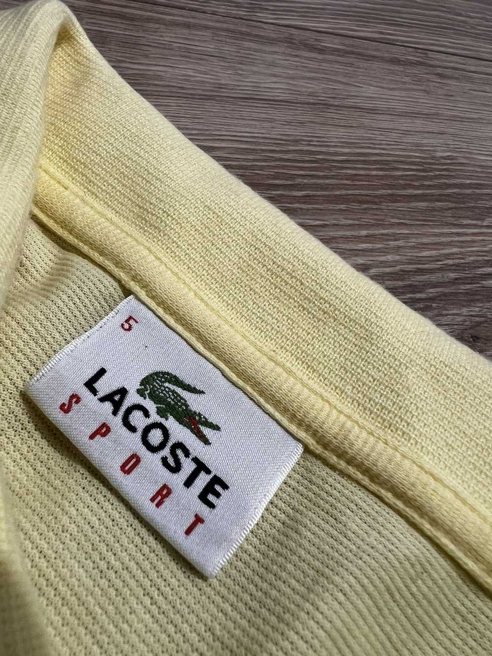 Lacoste × Vintage Polo Lacoste Sport Vintage Size… - image 6