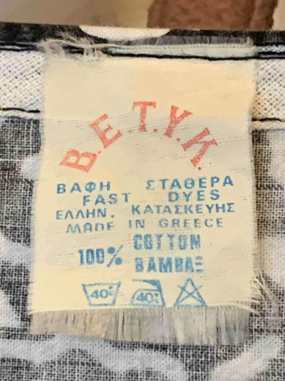 1970s Betyk Gold & Black Kaftan - image 7