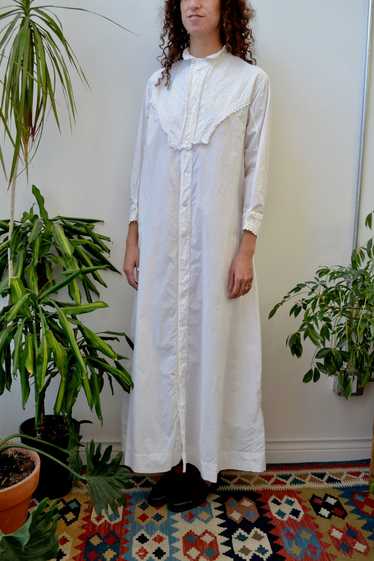 Antique Edwardian Soutache Embroidered Nightgown