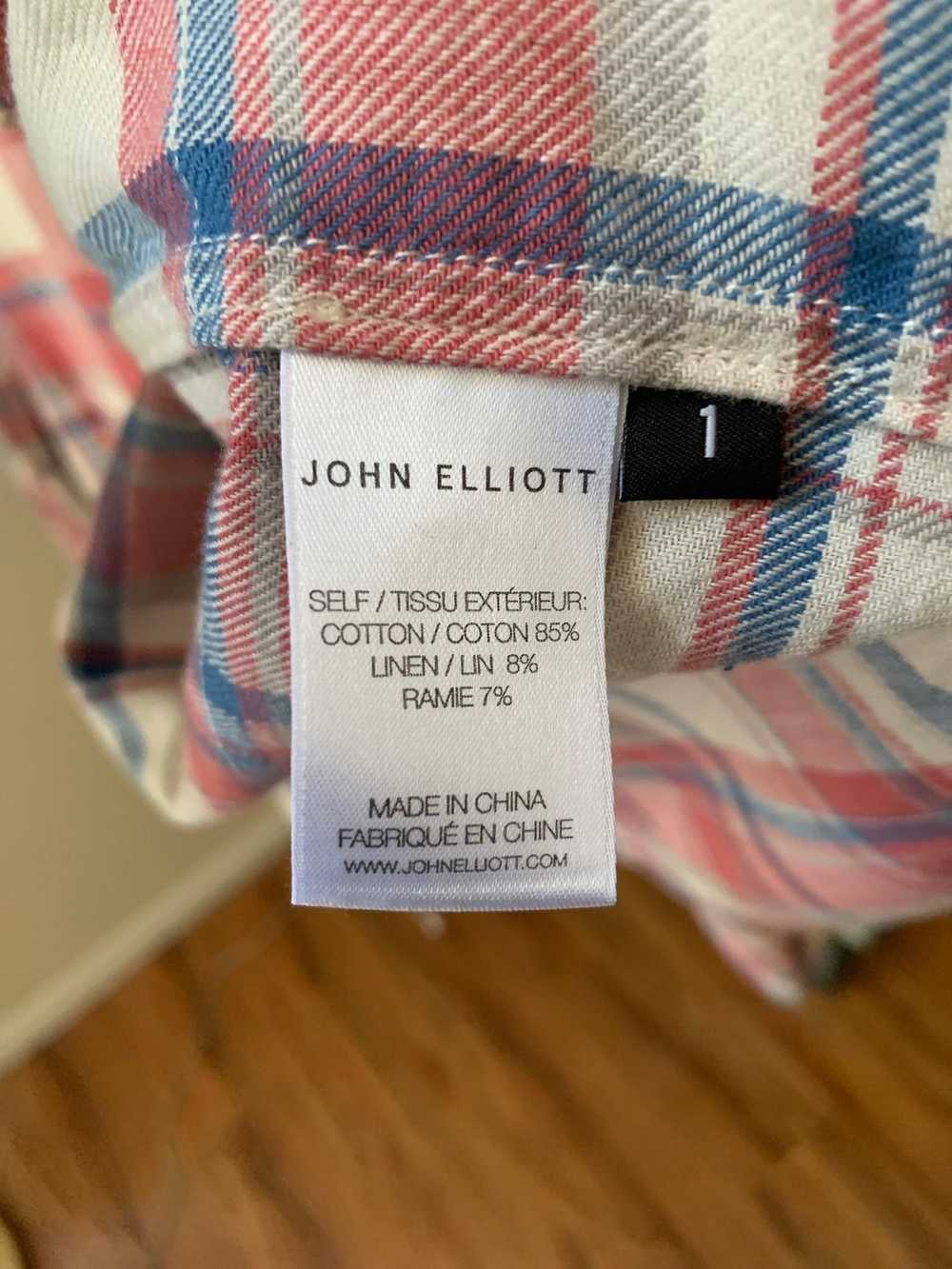 John Elliott John Elliott Plaid Flannel - image 4