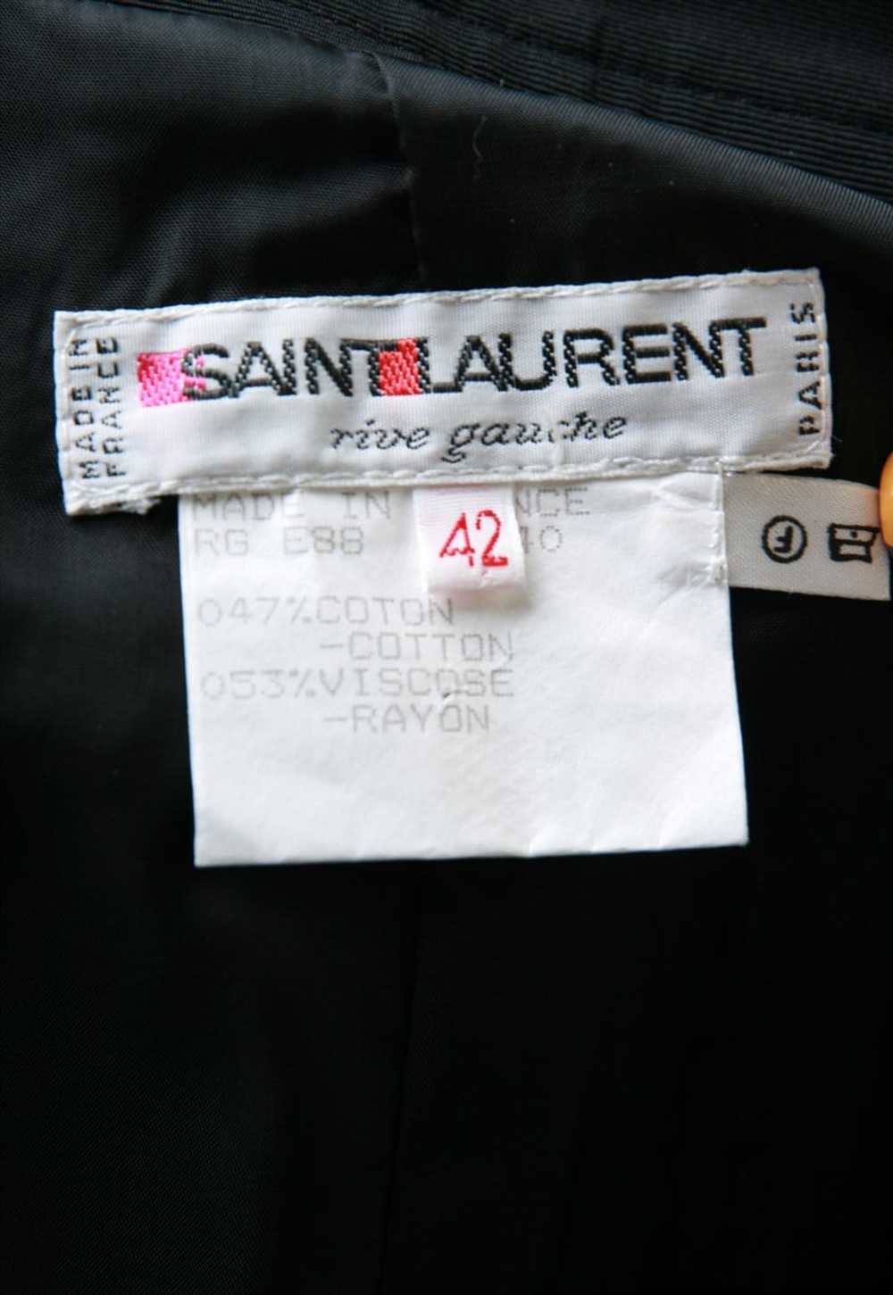 70s Vintage Vtg Rare YSL Saint Laurent Pencil Skirt 2… - Gem