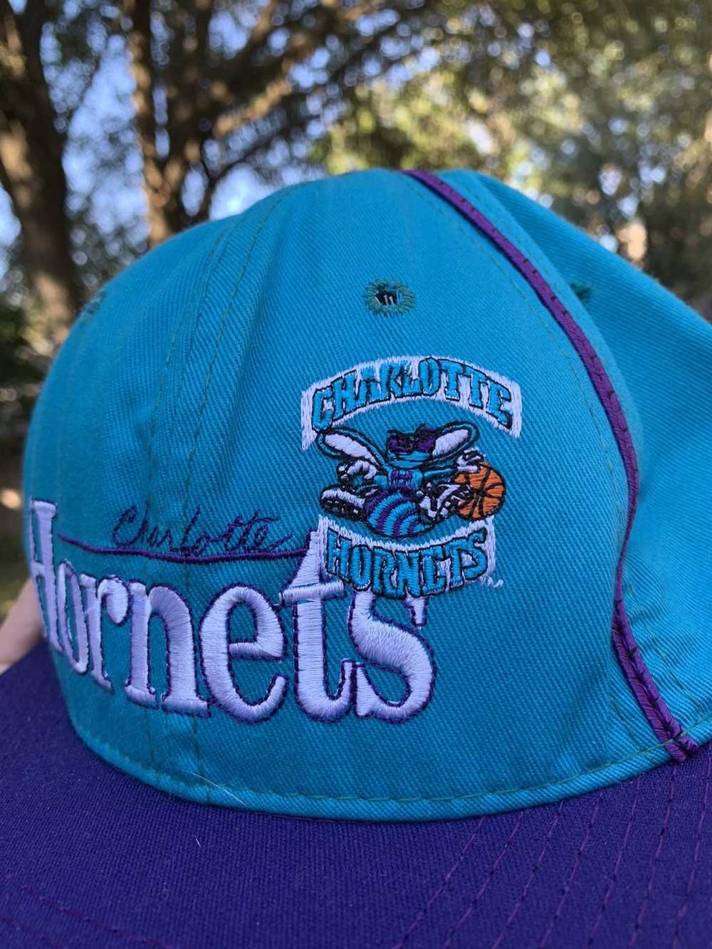 Vintage Vintage Charlotte Hornets Team Hat - image 2