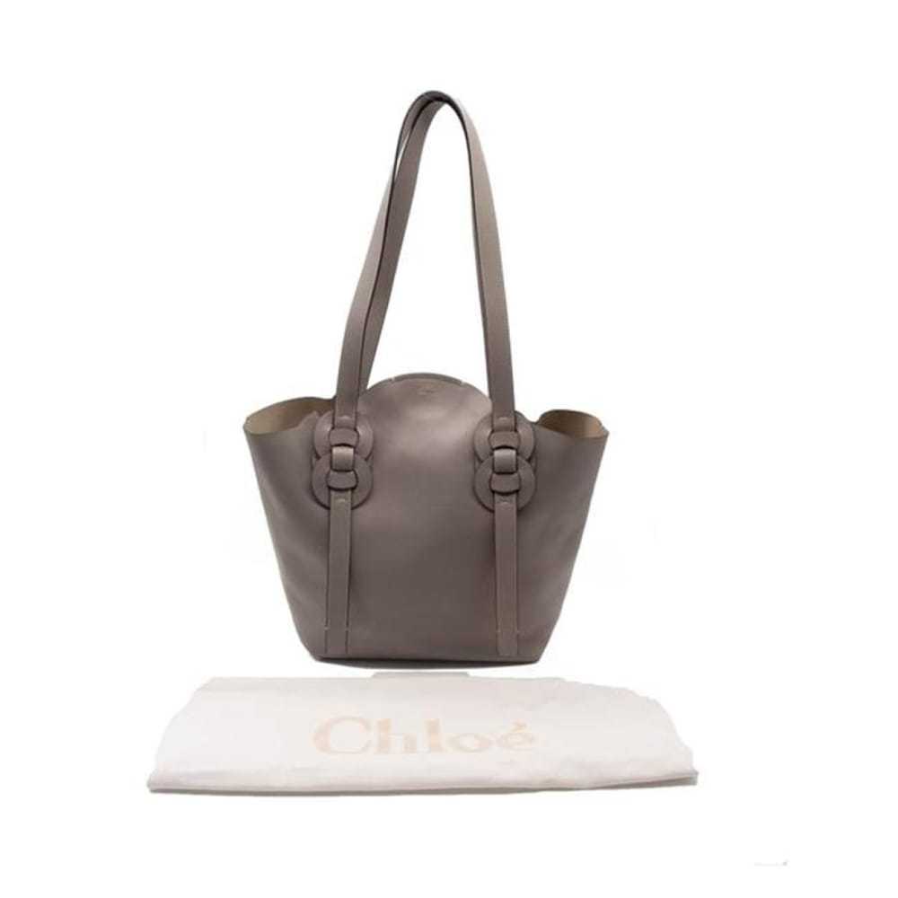 Chloé Darryl leather tote - image 8