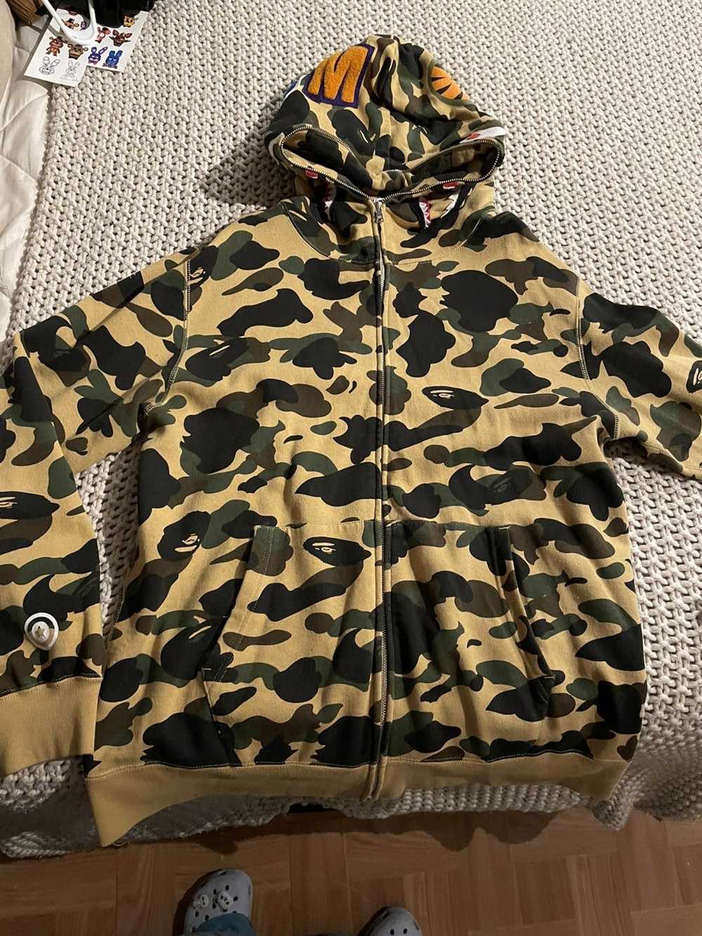 Bape Camo print full zip hoodie - image 1