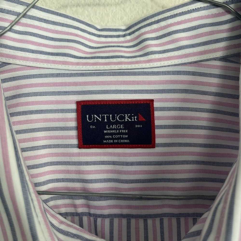 UNTUCKit UNTUCKit Striped Button Down Long Sleeve… - image 4