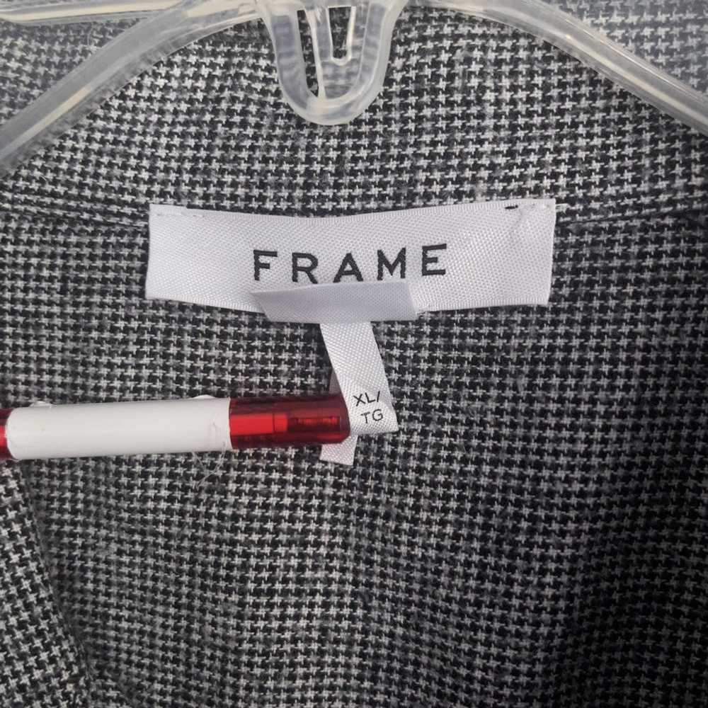 Frame Frame Denim Houndstooth Button Down Long Sl… - image 5