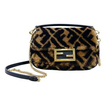 Fendi Baguette faux fur handbag - image 1