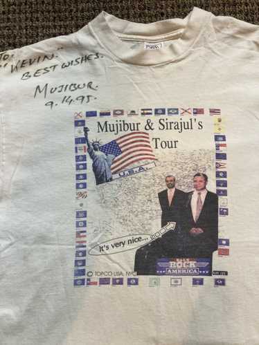 Vintage Mujibur & Sirajul’s tour signed tee