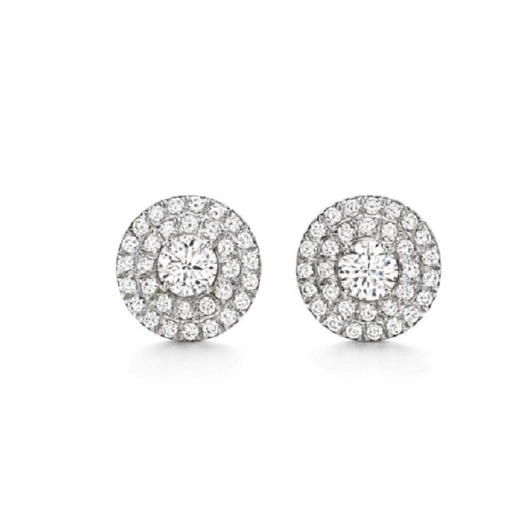 Tiffany & Co Tiffany T platinum earrings - image 2