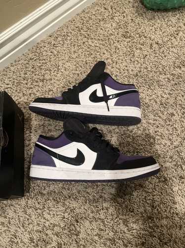 Jordan Brand × Nike Jordan 1 Low Court Purple Sue… - image 1