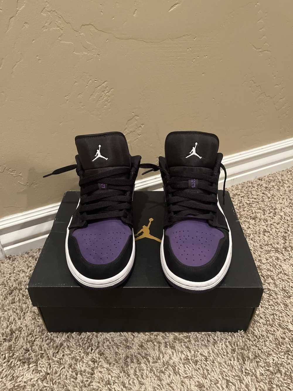 Jordan Brand × Nike Jordan 1 Low Court Purple Sue… - image 3