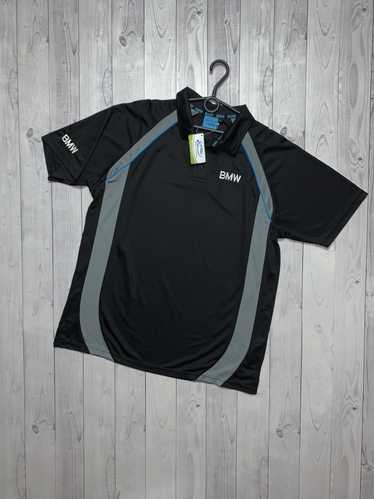 Bmw × Racing × Vintage BMW racing polo shirt size… - image 1