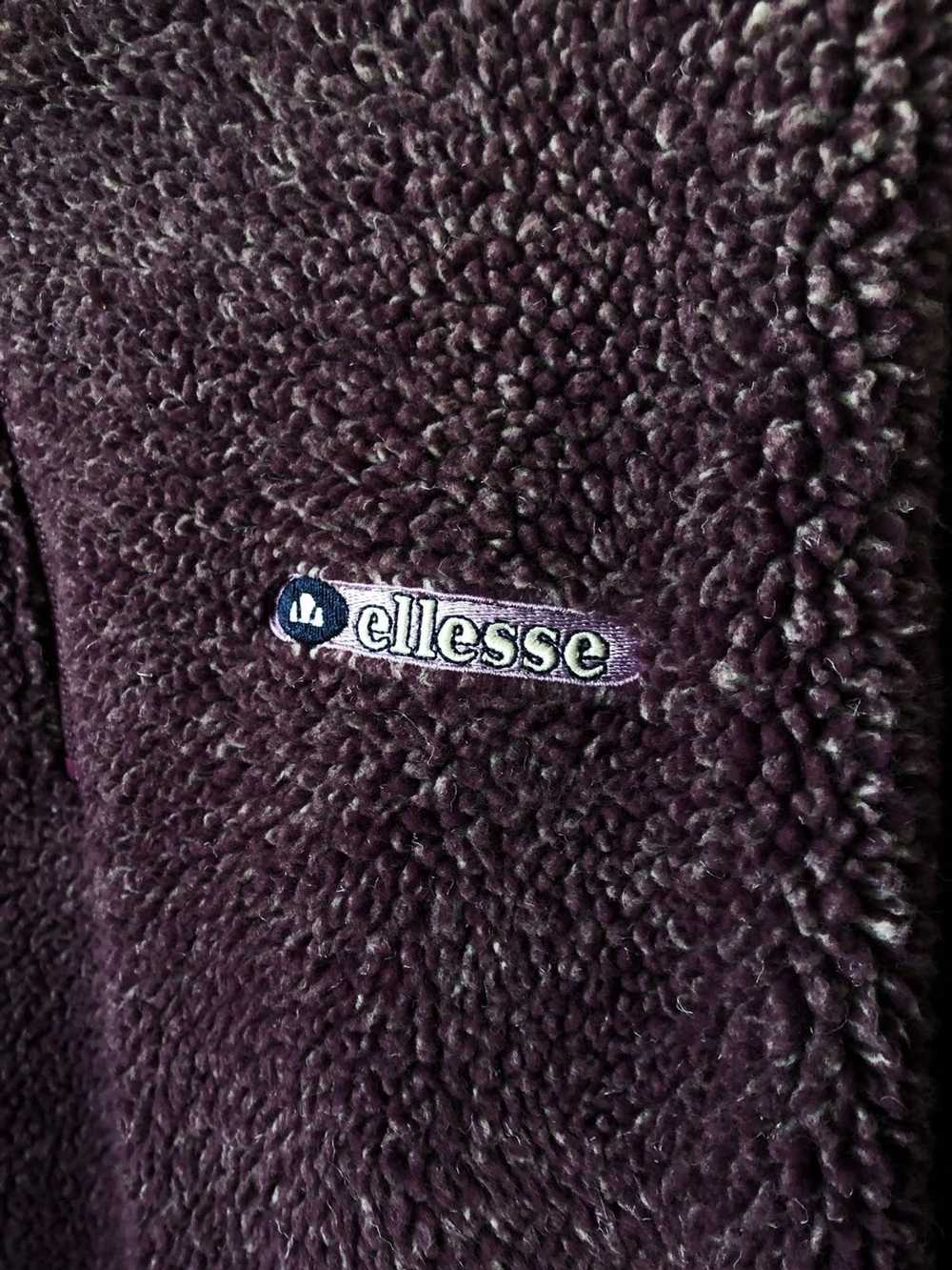 Ellesse × Vintage Vintage ELLESSE 1/4 Zip Fleece … - image 5
