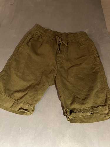 YMC Olive elastic shorts