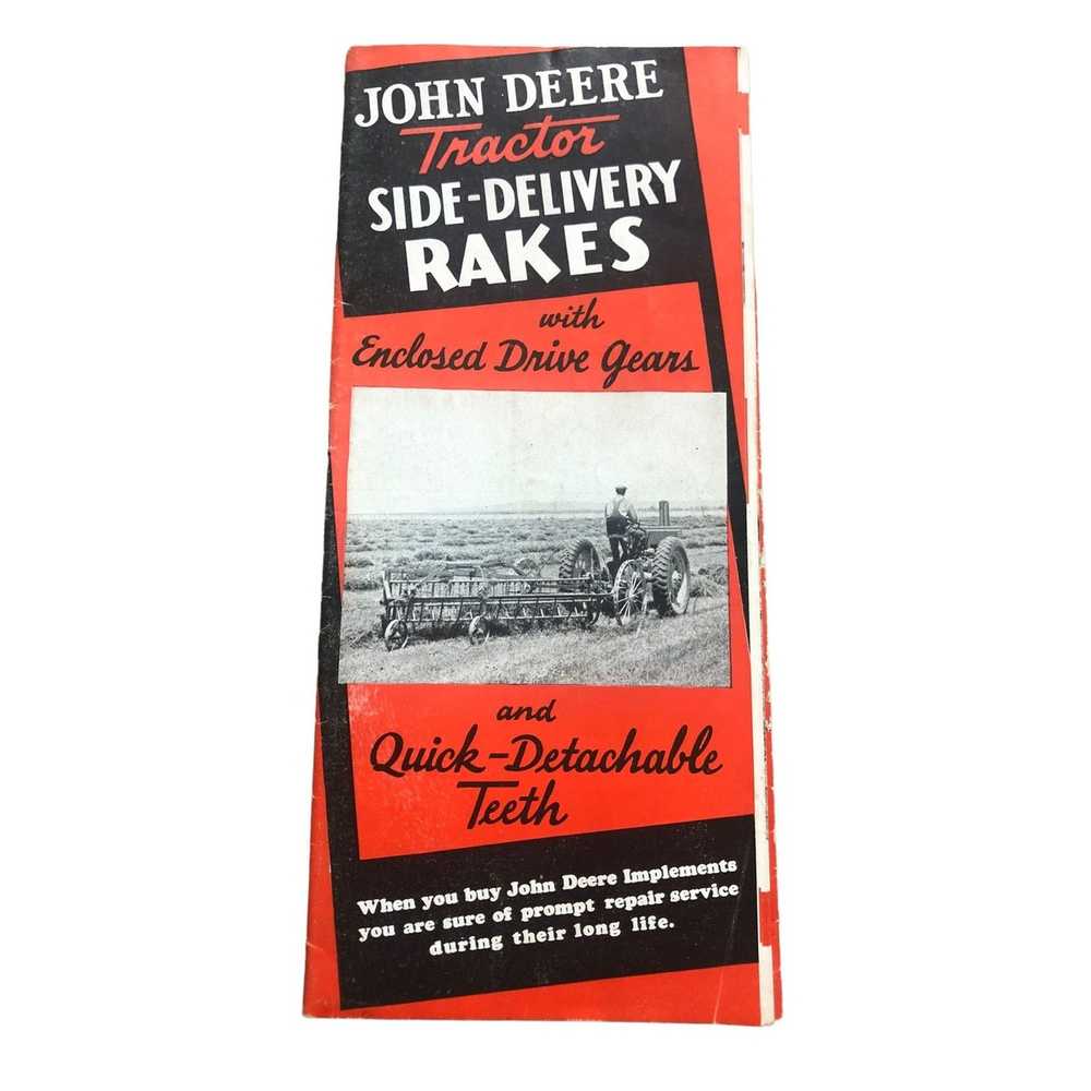 John Deere Vintage John Deere Tractor Side-Delive… - image 1