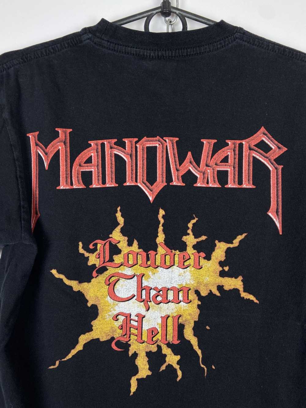 Band Tees × Movie Manowar Louder Than Hell T Shirt - image 7