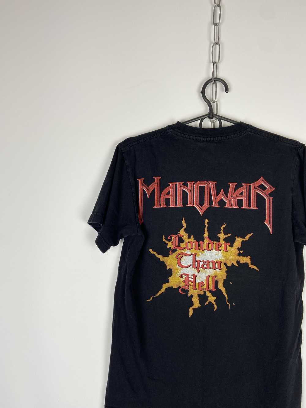 Band Tees × Movie Manowar Louder Than Hell T Shirt - image 8