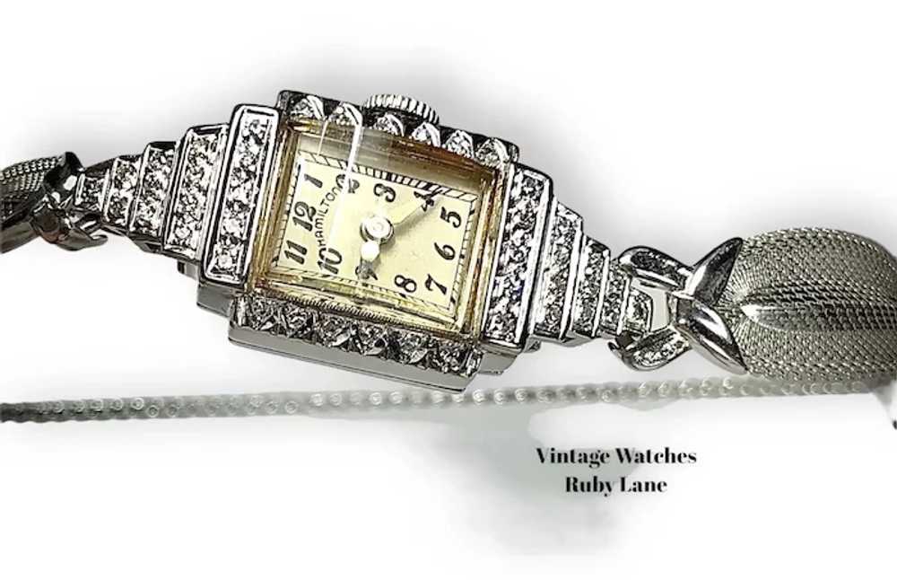 1953 Hamilton Coryn Diamond Watch - image 4