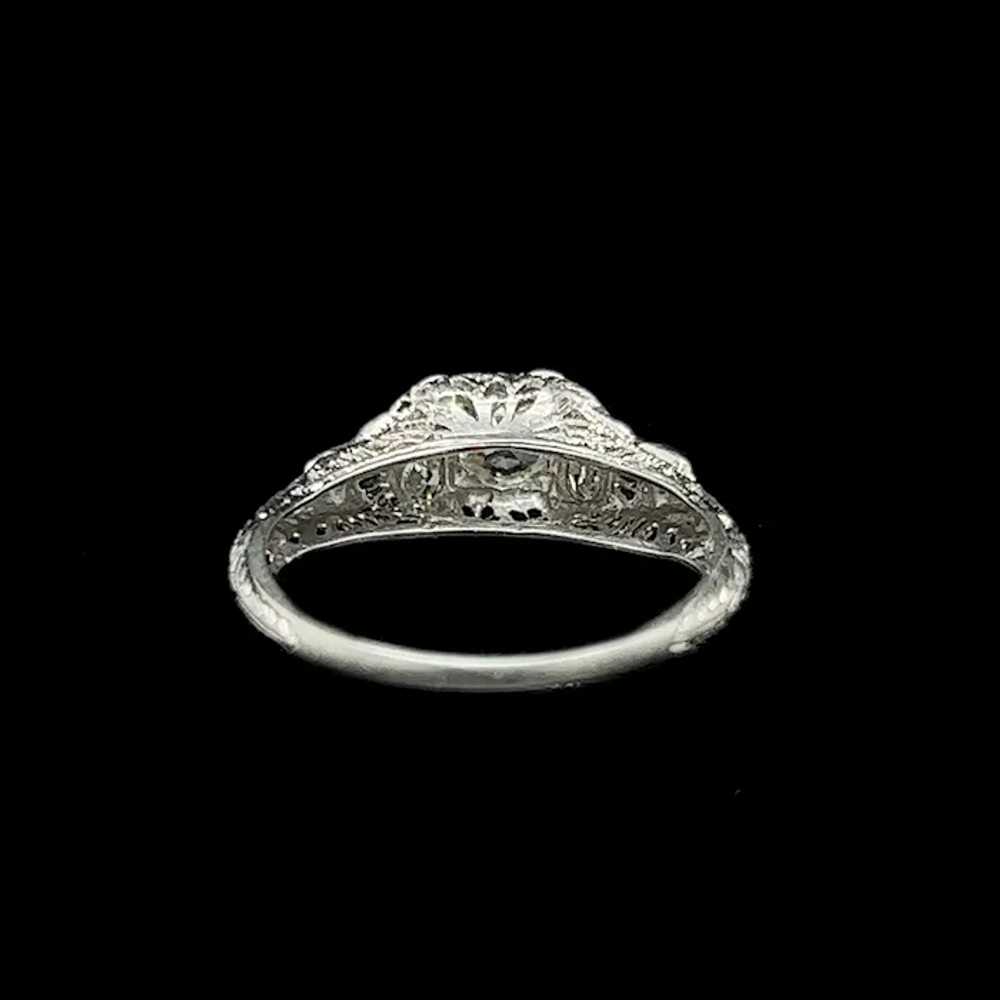 Art Deco .35ct. Diamond Antique Engagement - Fash… - image 3