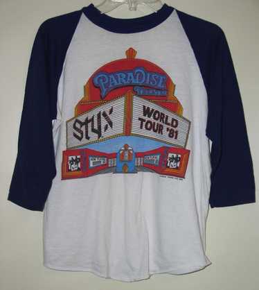 Band Tees × Made In Usa × Vintage STYX CONCERT RA… - image 1