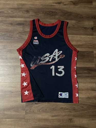 Champion × Made In Usa × Vintage Shaq USA Basketba