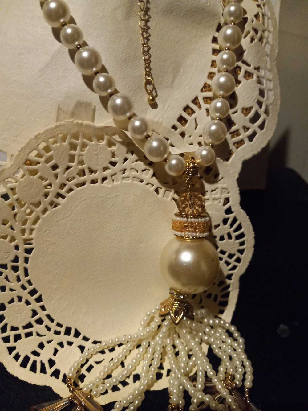 Vintage Vintage Glass Ball Necklace - image 2