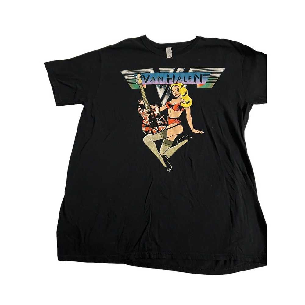 Gildan Van Halen Guitar Hero Tour 2009 Shirt Pin … - image 1