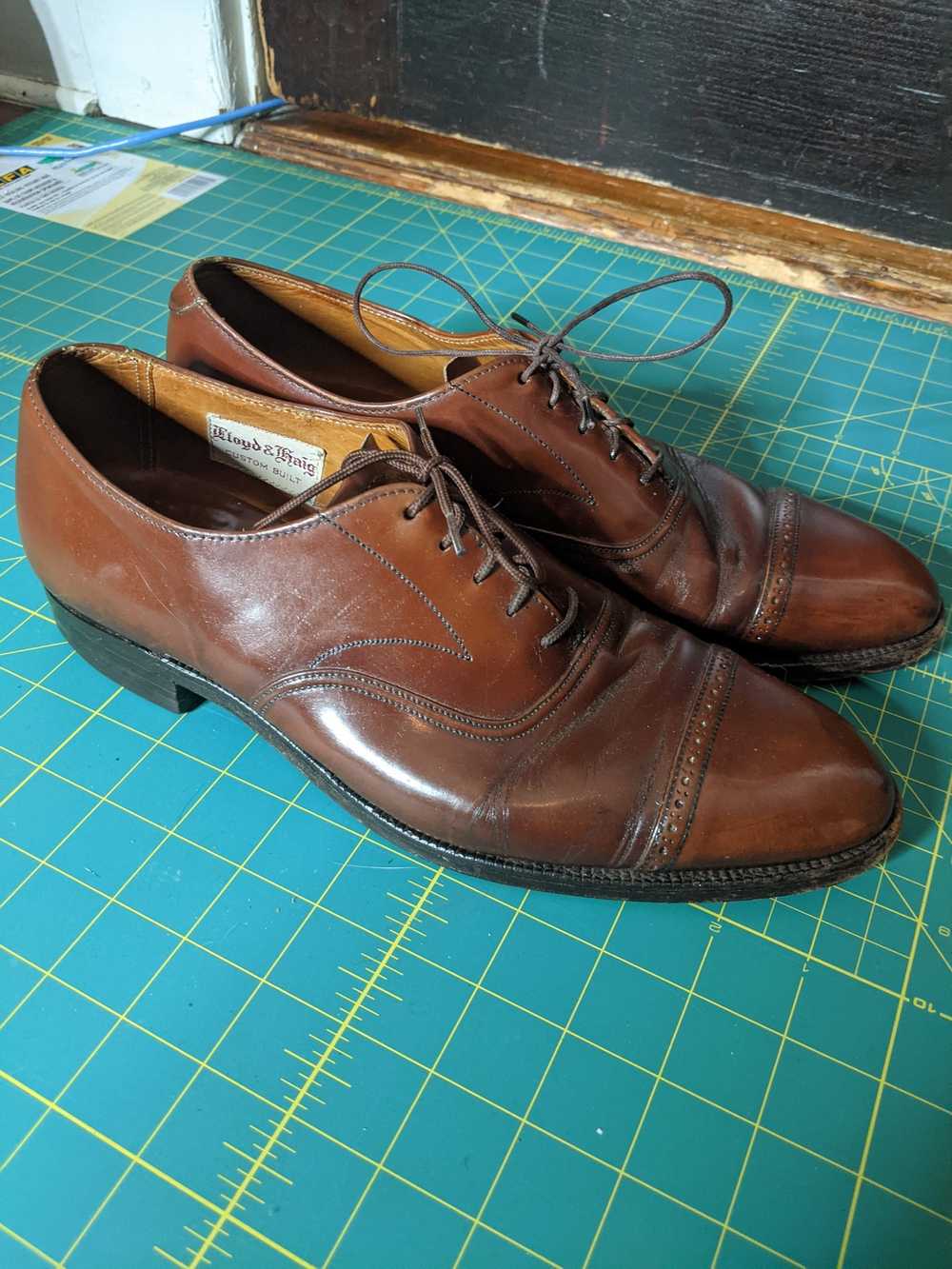 Custom × Vintage Lloyd & Haig custom leather Yale… - image 1