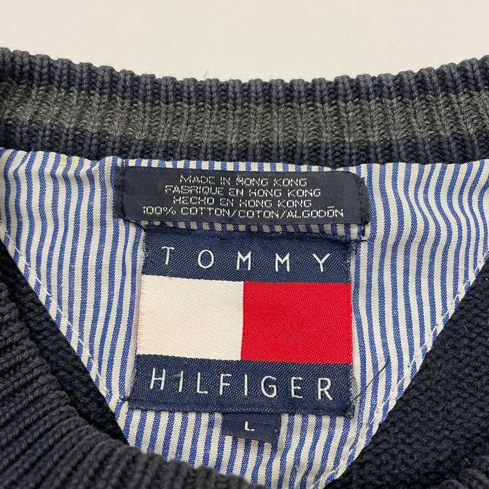 Tommy Hilfiger Tommy Hilfiger black sweater jumpe… - image 5