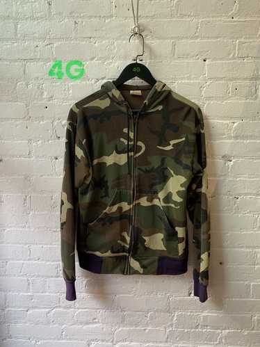 Vintage VINTAGE THRASHED PAPER THIN CAMO HOODIE