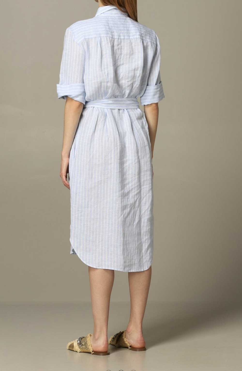 Designer Bagutta Sammy Striped Shirt Dress size 4… - image 2