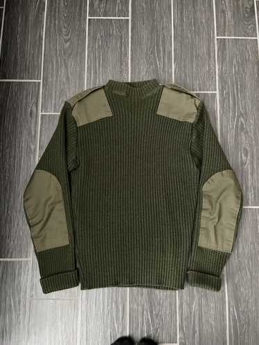 Military × Vintage Vintage 80s Military Knitted Sw