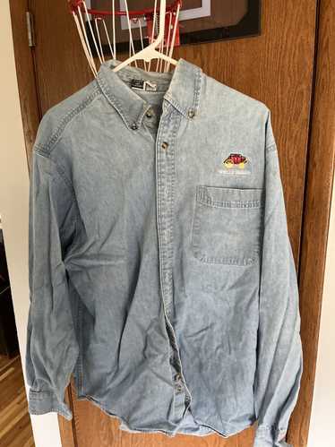 Vintage Denim Vintage Wells Fargo Button down - image 1