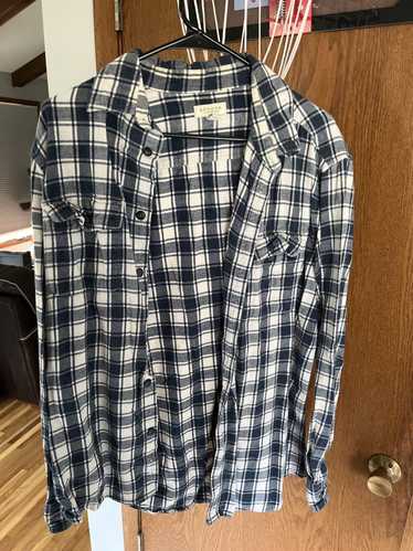 Sonoma × Vintage Blue and white flannel