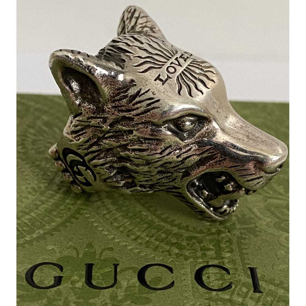 Gucci Silver ring - image 10