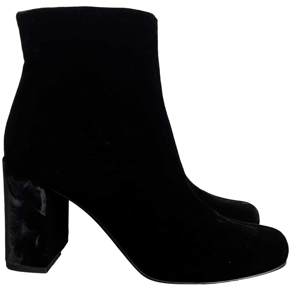 Saint Laurent Velvet ankle boots - image 1