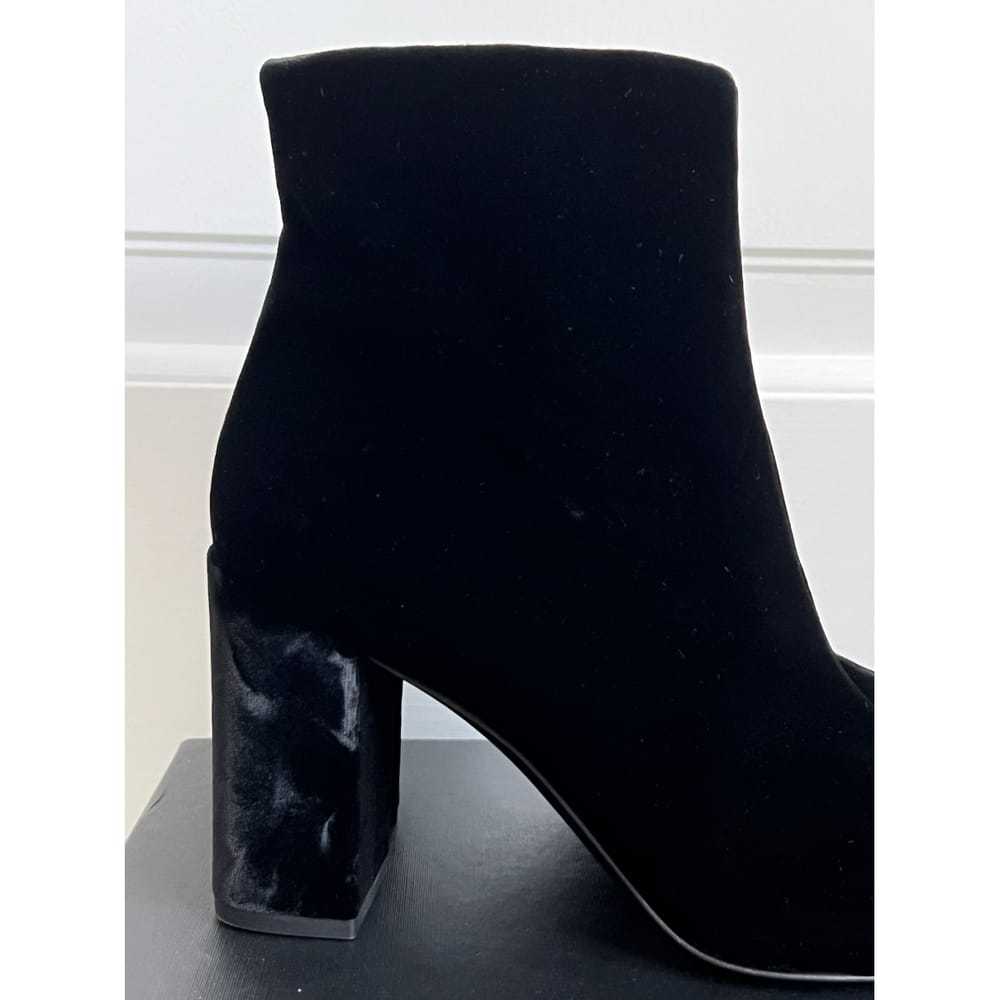 Saint Laurent Velvet ankle boots - image 9