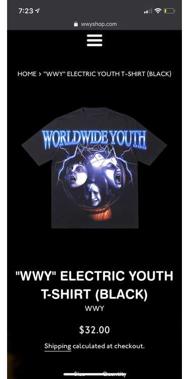 Worldwide Youth ELECTRIC YOUTH TEE