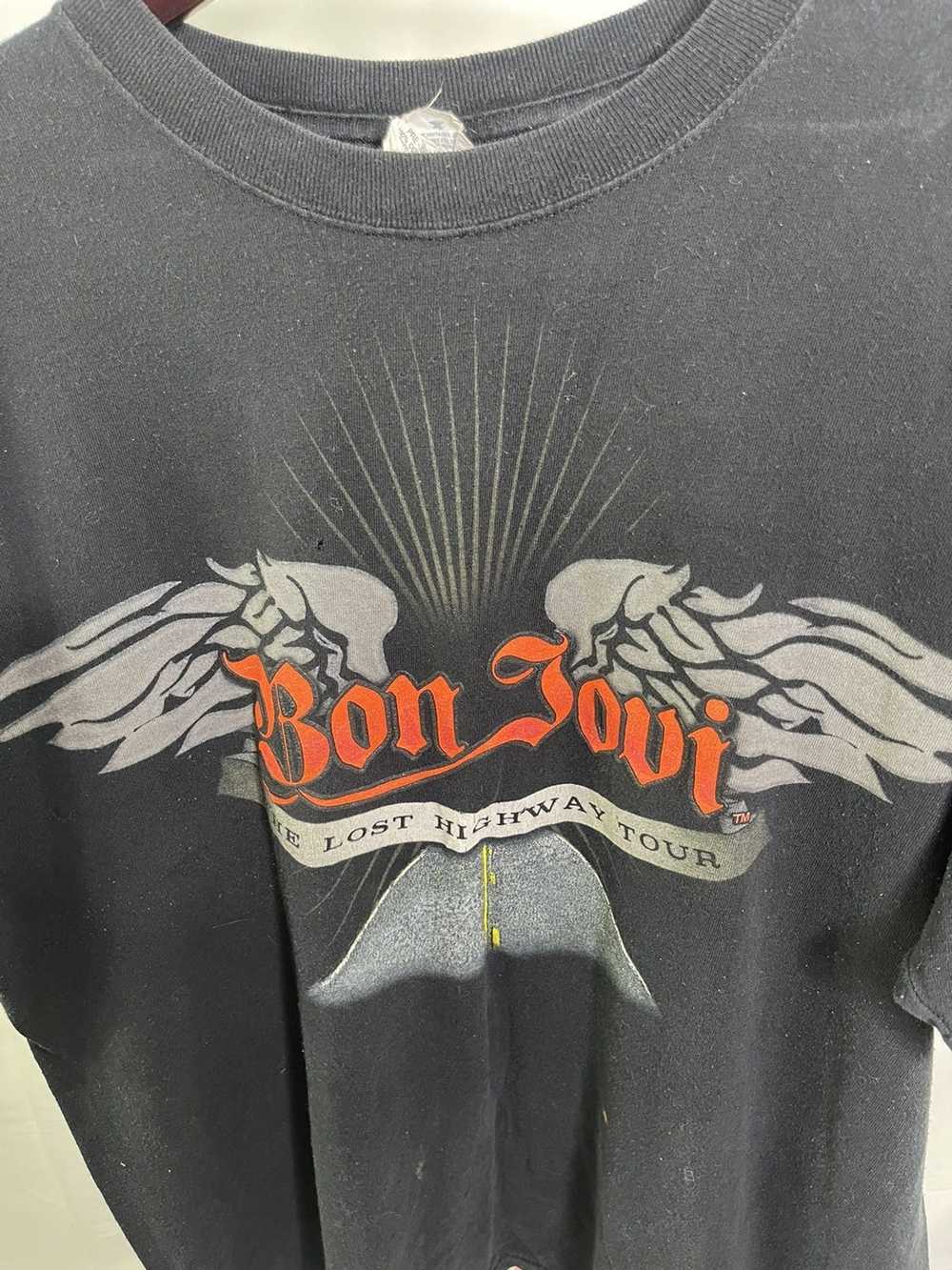 Band Tees × Streetwear Bon Jovi Bandtee - image 3