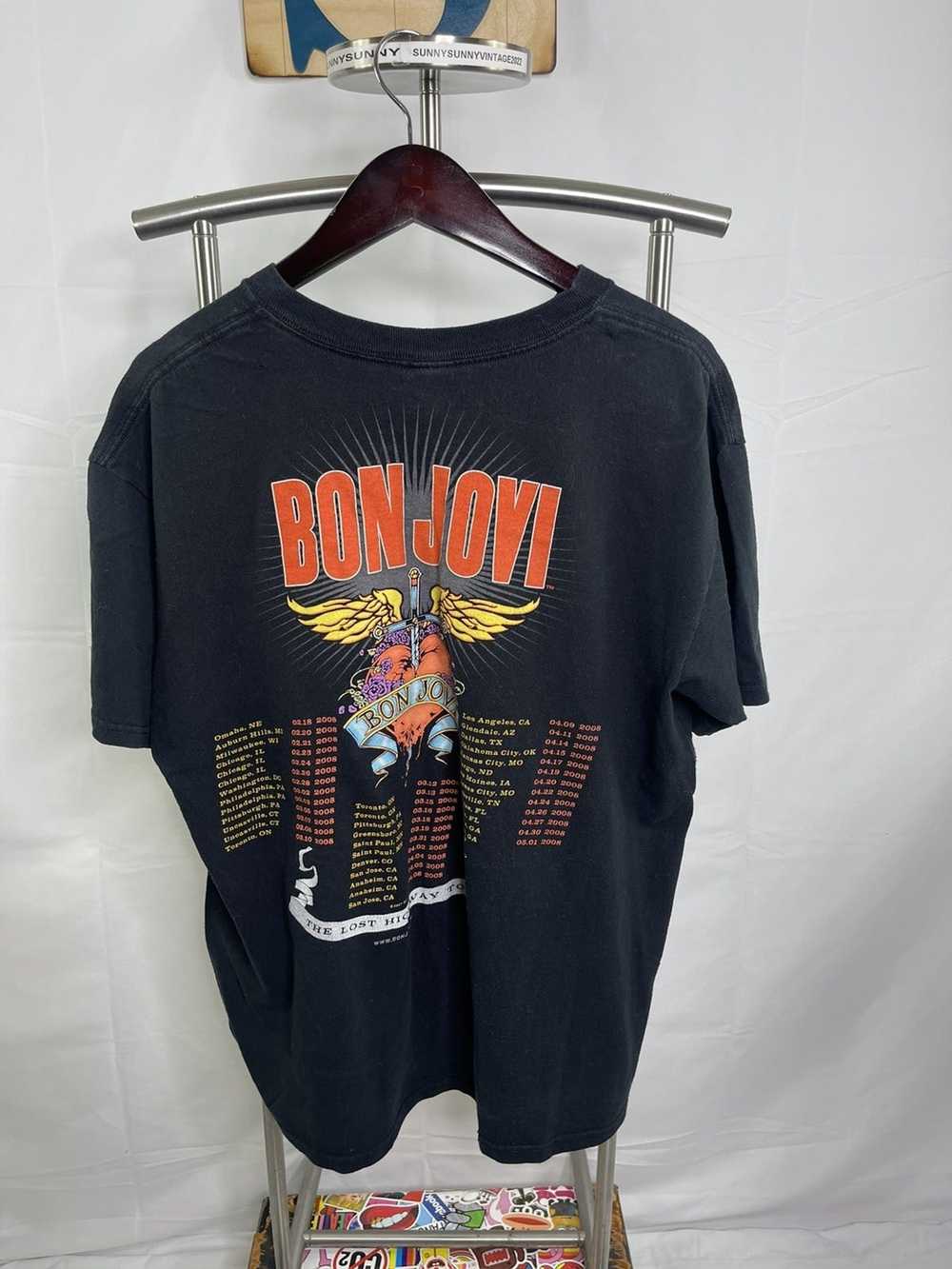 Band Tees × Streetwear Bon Jovi Bandtee - image 5