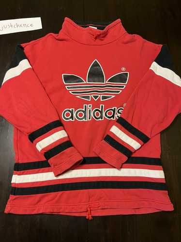 Adidas 1990s adidas red/black/white pullover sweat