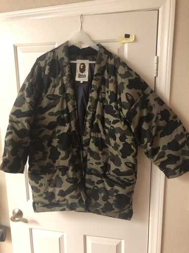 Bape Bape Green Camo Kimono Feather-Padded(10%) J… - image 1